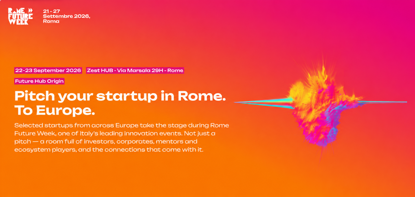 Nemzetközi bemutatkozási lehetőség magyar innovatív vállalkozások számára a Rome Future Week 2026 rendezvényen